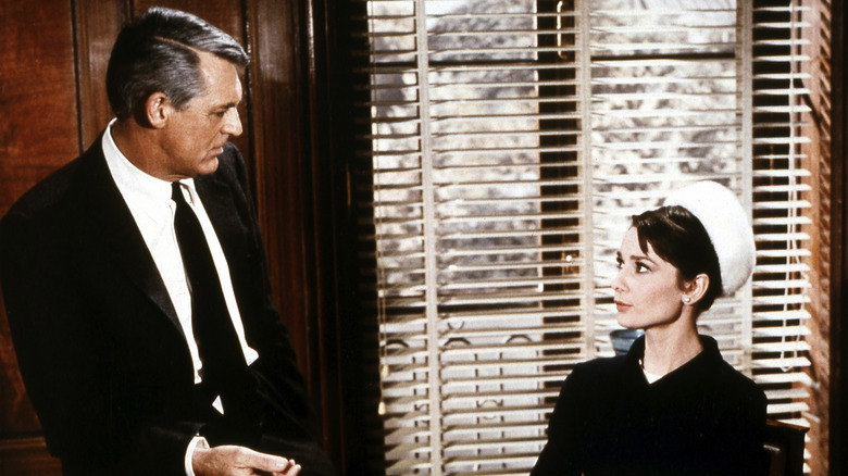 Cary Grant and Audrey Hepburn in "Charade"