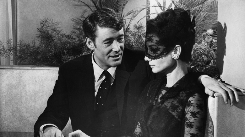 Peter O'Toole and Audrey Hepburn in "How to Steal a Million"
