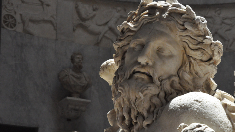 statue of Zeus, the most powerful greek god