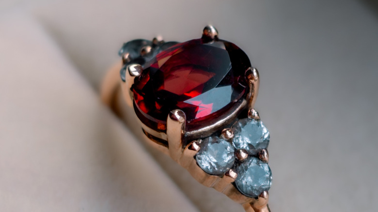 Garnet ring