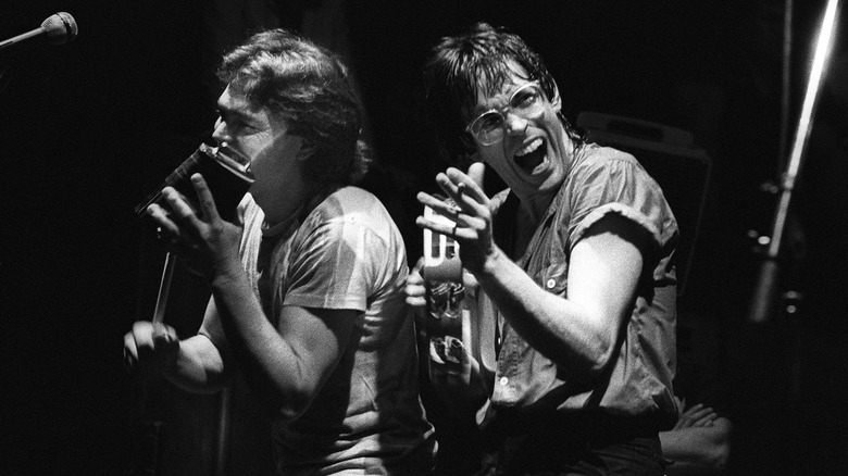 Toto performs live on stage
