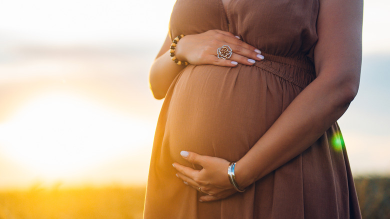 pregnant belly