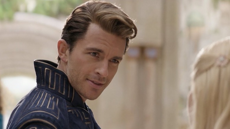 Jonathan Bailey as Fiyero in the movie "Wicked"