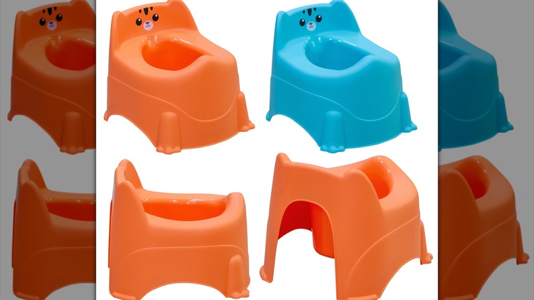 Assortment of child potty chairs