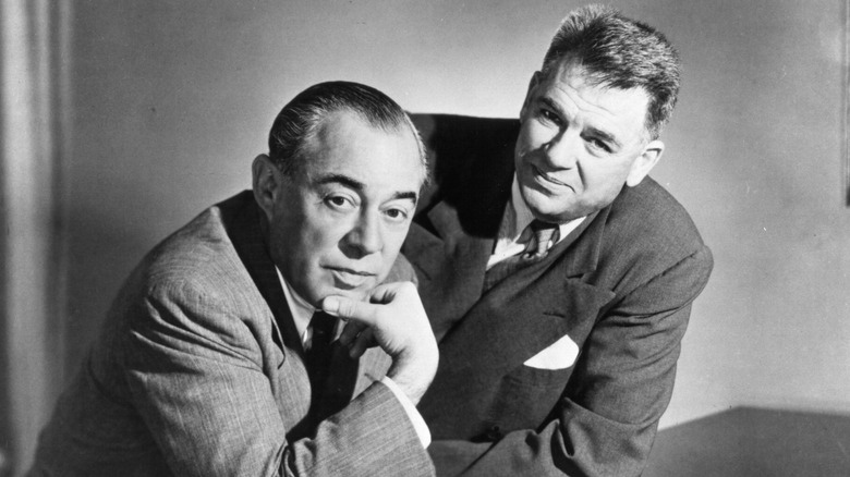 Black and white photo of Richard Rodgers and Oscar Hammerstein II