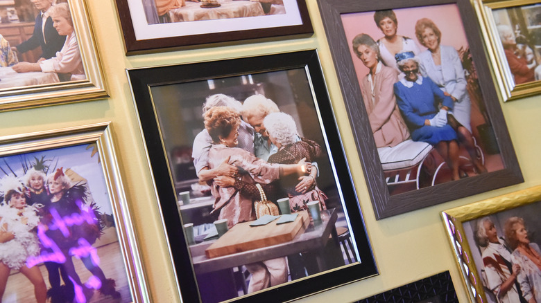 photo collage of stills from "The Golden Girls" TV show