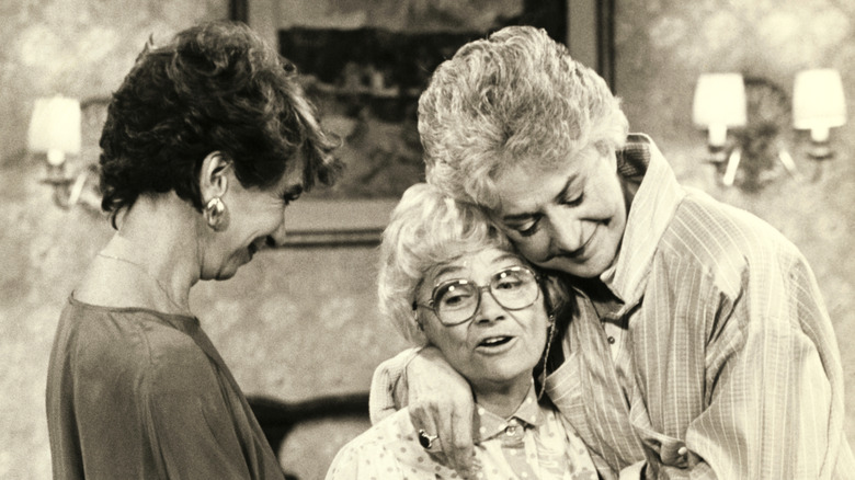 Estelle Getty as Sophia on set of "The Golden Girls"