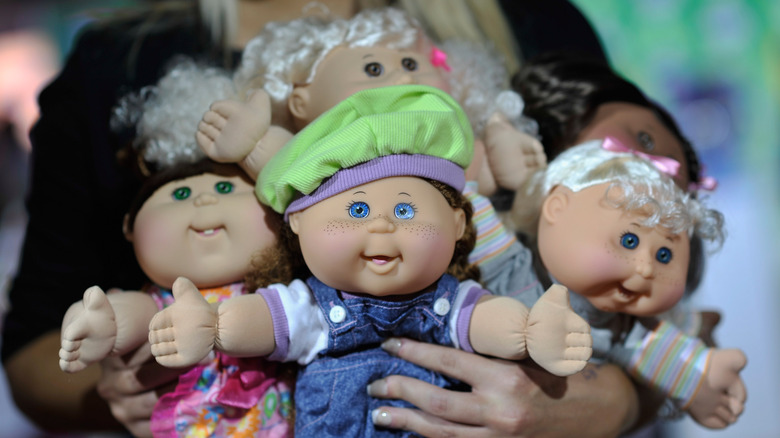 closeup of 21st century Cabbage Patch Kids