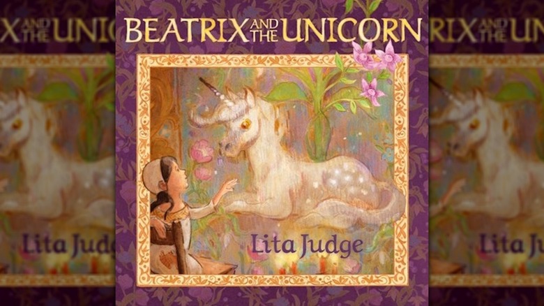 cover art for "Beatrix and the Unicorn" by Lita Judge