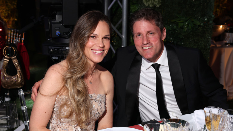 Hilary Swank and husband Philip Schneider