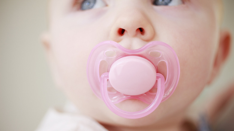 close photo of infant